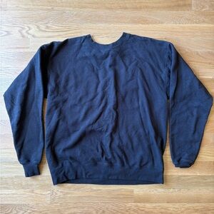 Hanes Women’s Crewneck Black Sweatshirt with Mama Print / M